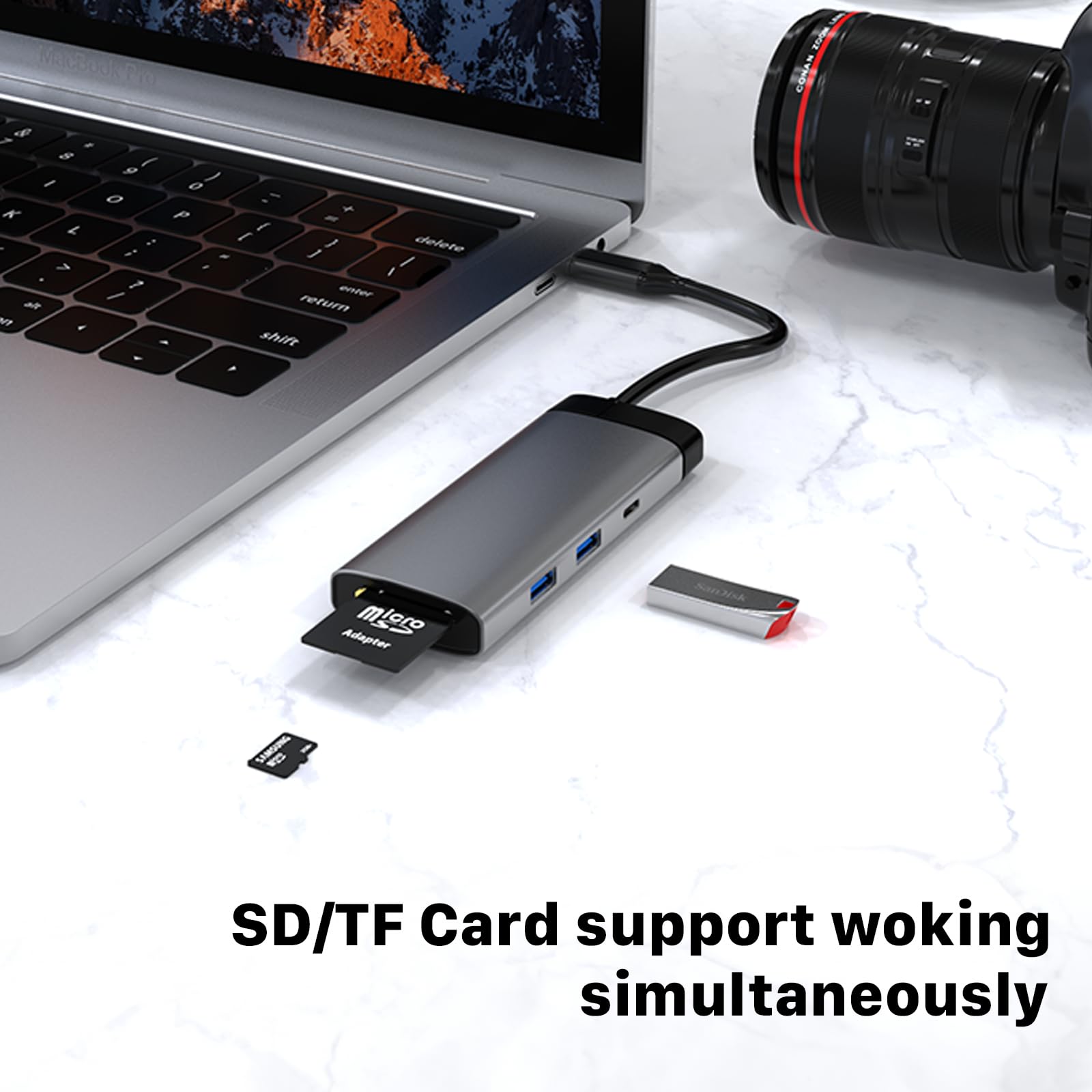 7 in 1 USB-C Type C for MacBook Pro Air Ipad