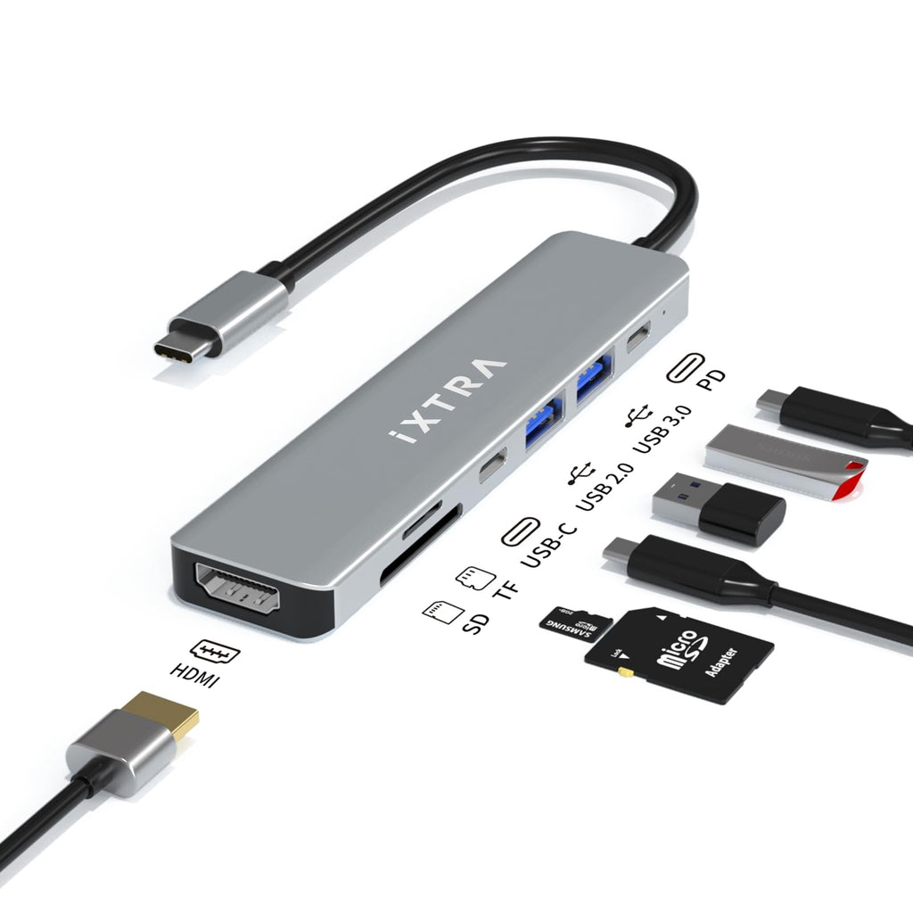 7 in 1 USB-C Multimedia Hub For MacBook & iPad Pro