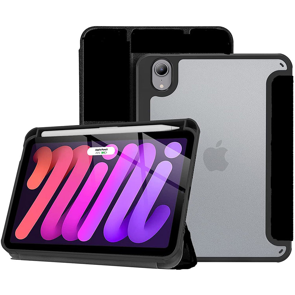Smart Case for iPad Mini 6 8.3 Inch 2021 iPad Mini 6th Generation Case,  Hard Back Cover Cases for 2021 iPad Mini 8.3 6th Gen A2567 A2568 A2569  -Navy
