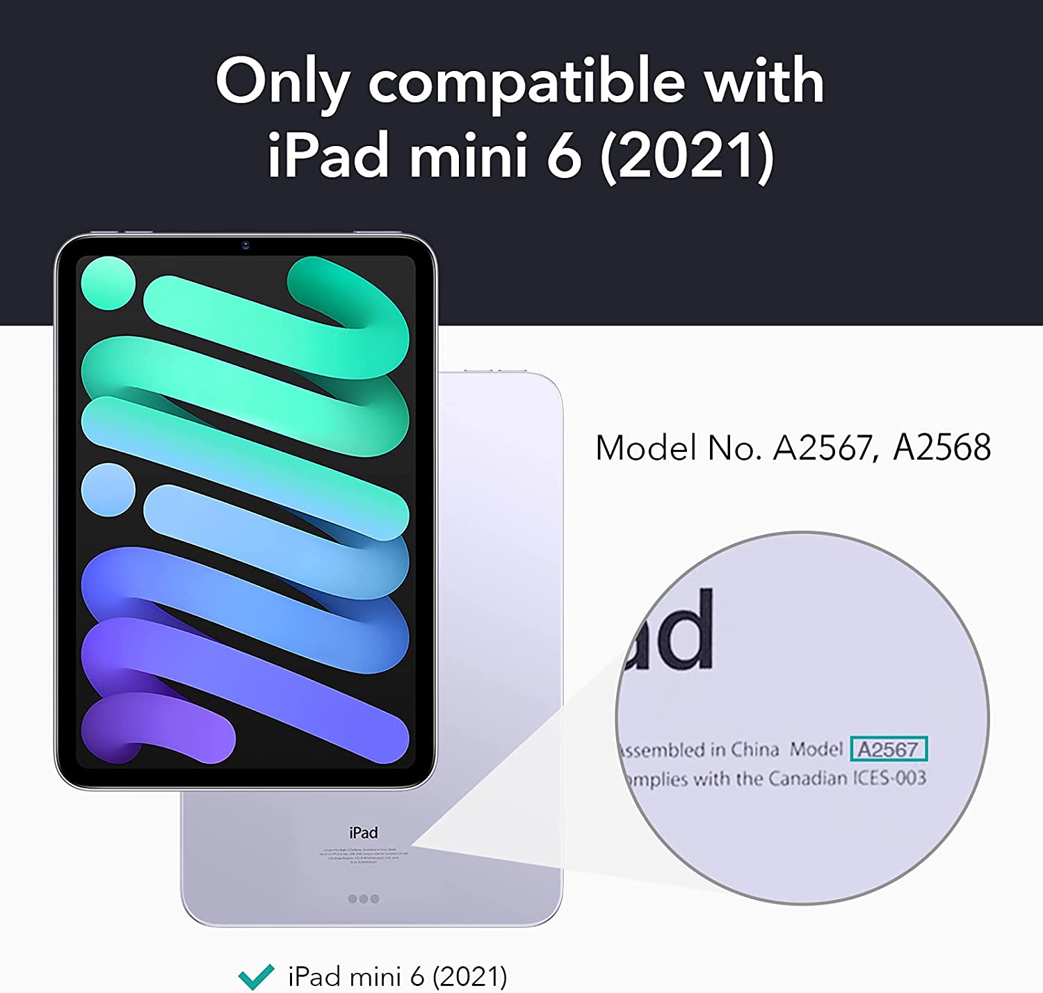 2021 iPad Mini 8.3'' Magnetic Cover Case