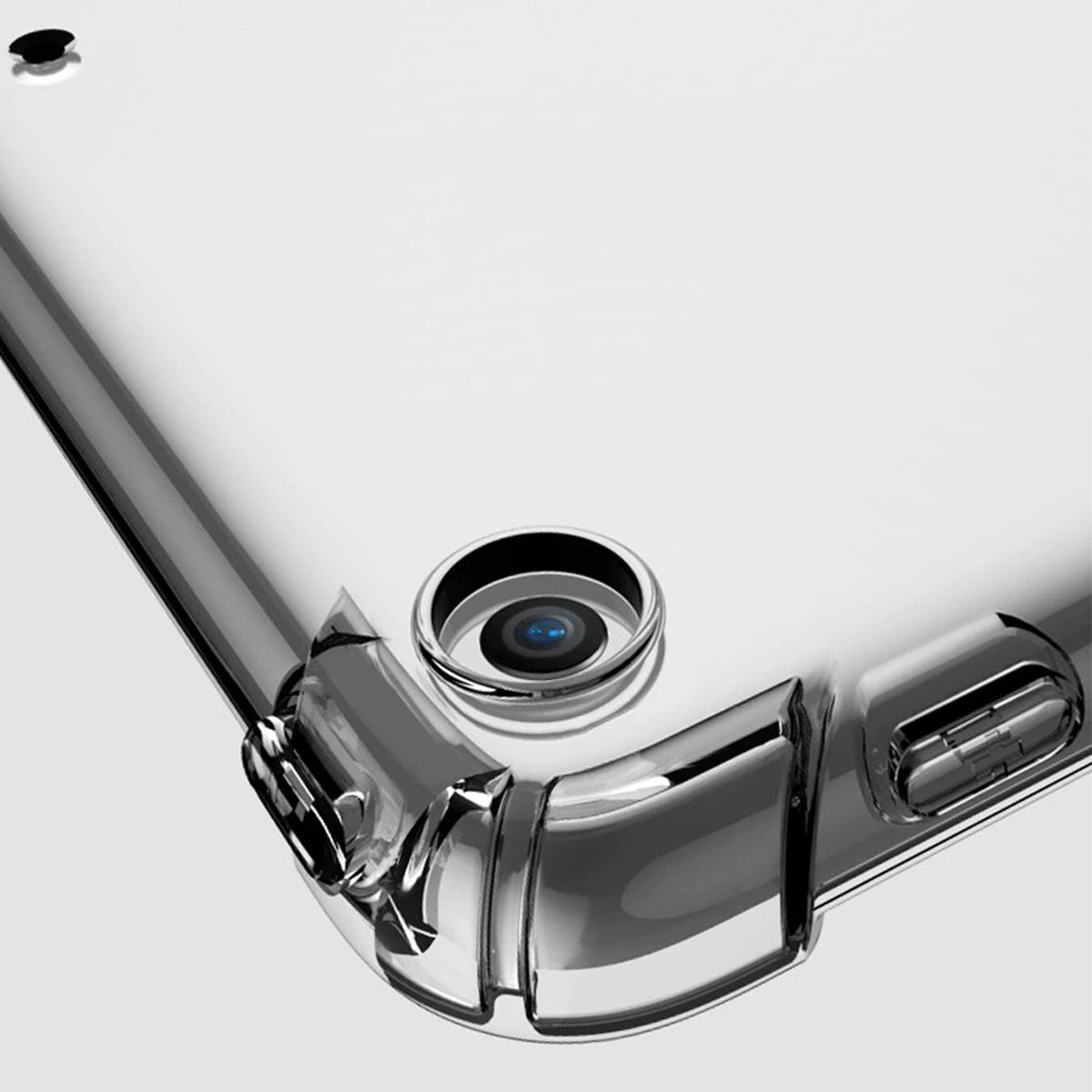 iPad shock absorb clear cover case