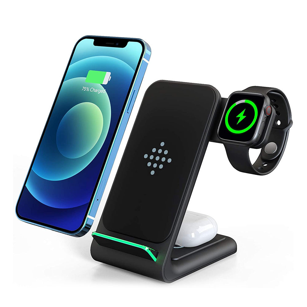3 in 1 Wireless Charger for iPhone Apple Watch Airpods T6