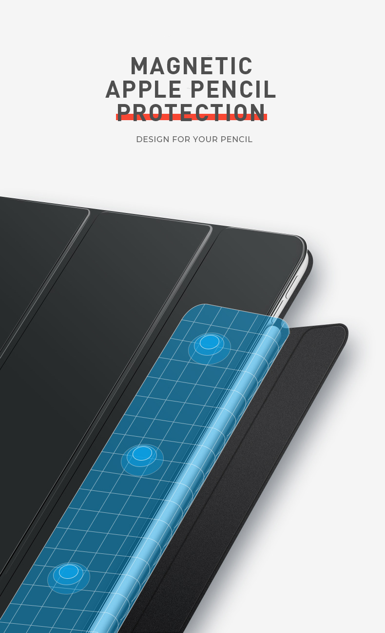 2020/2021 iPad Pro 11'' & 12.9'' Magnetic Cover Case