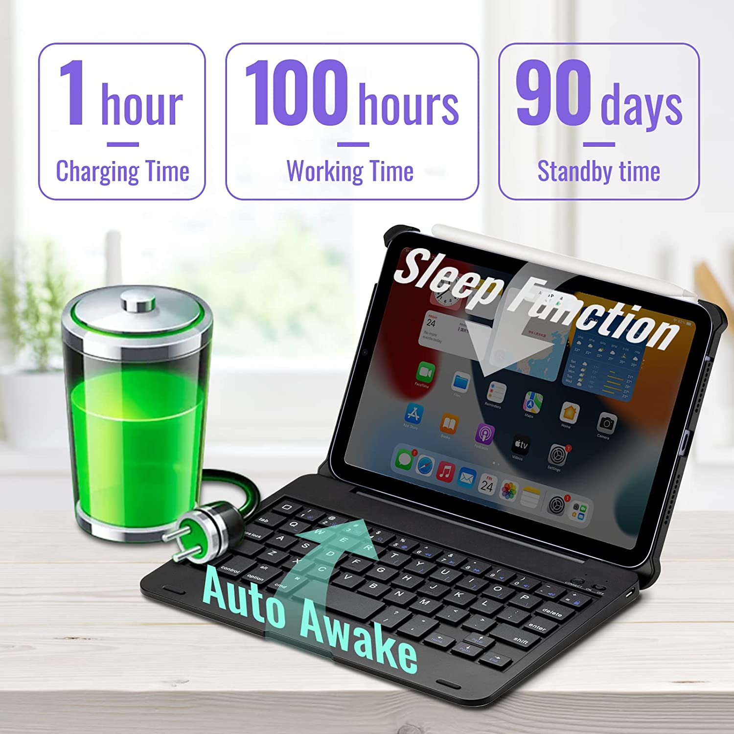 iPad Keyboard Case for iPad mini 6th Gen 8.3