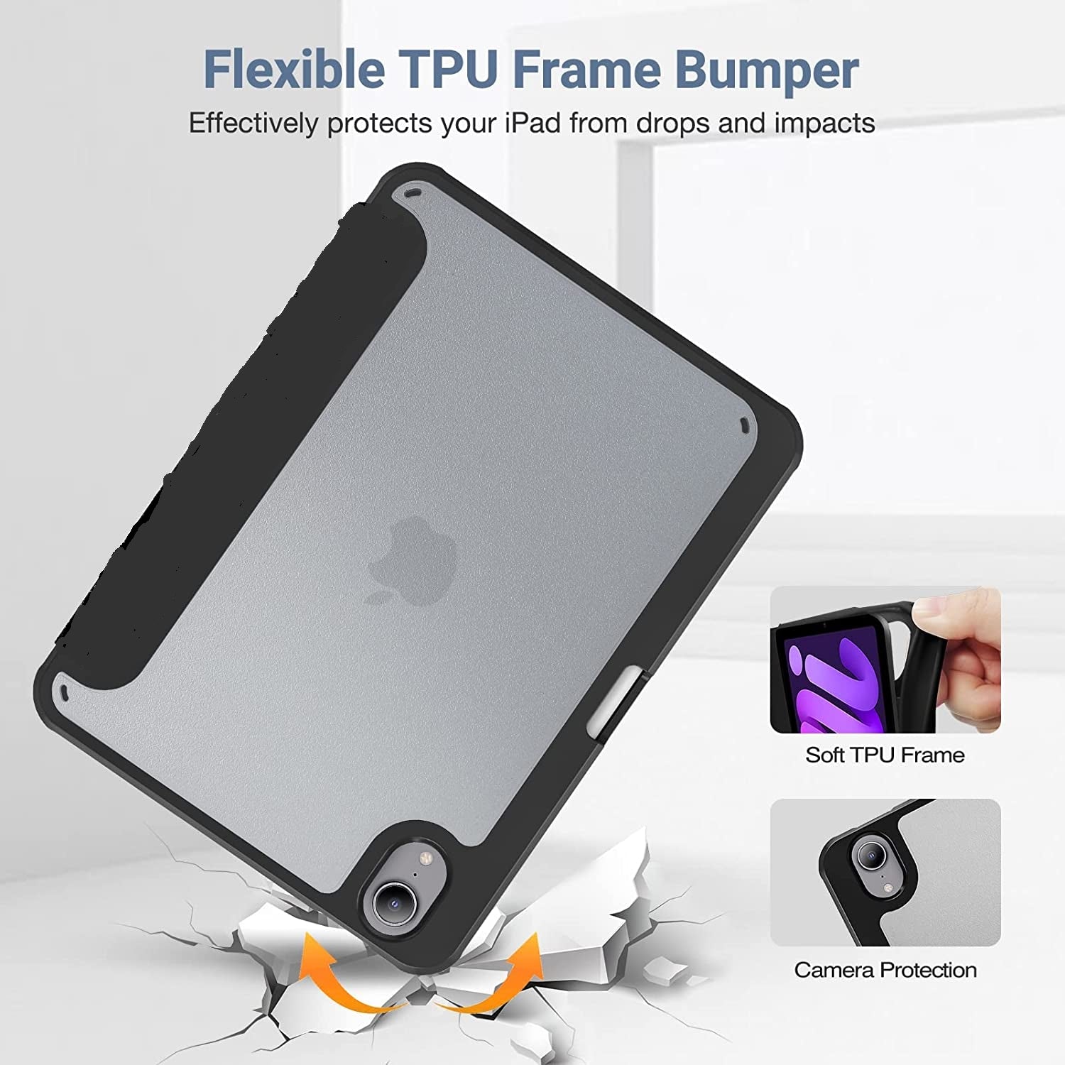 2021 iPad Mini 8.3'' Smart Folio Cover Case