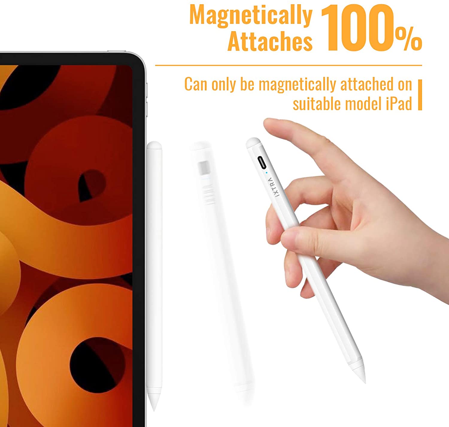 Capacitive Stylus Pen for iPad with Palm Rejection