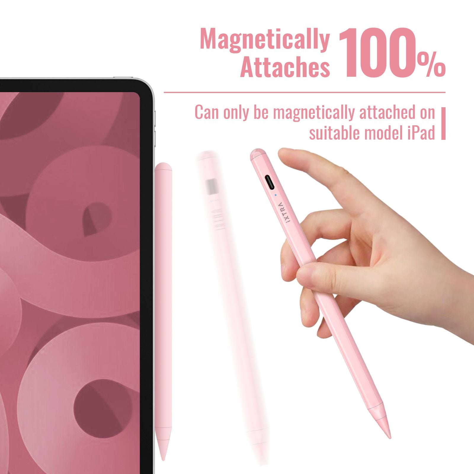 Capacitive Stylus Pen for iPad with Palm Rejection