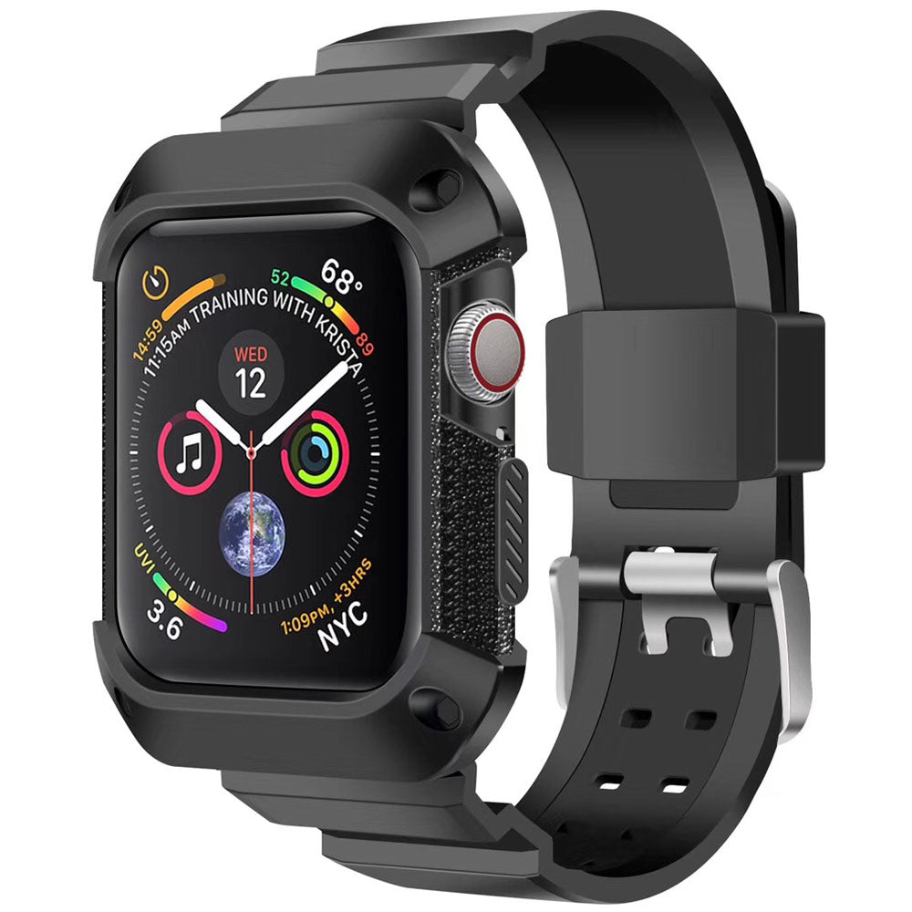 Shockproof Full-Body Apple Watch Case with Band
