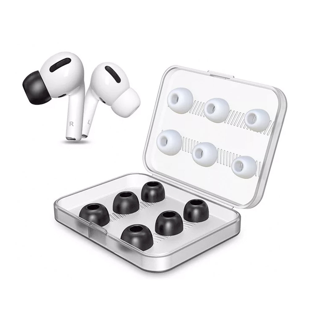 For AirPods Pro Memory Foam Silicone Earbuds Replacement