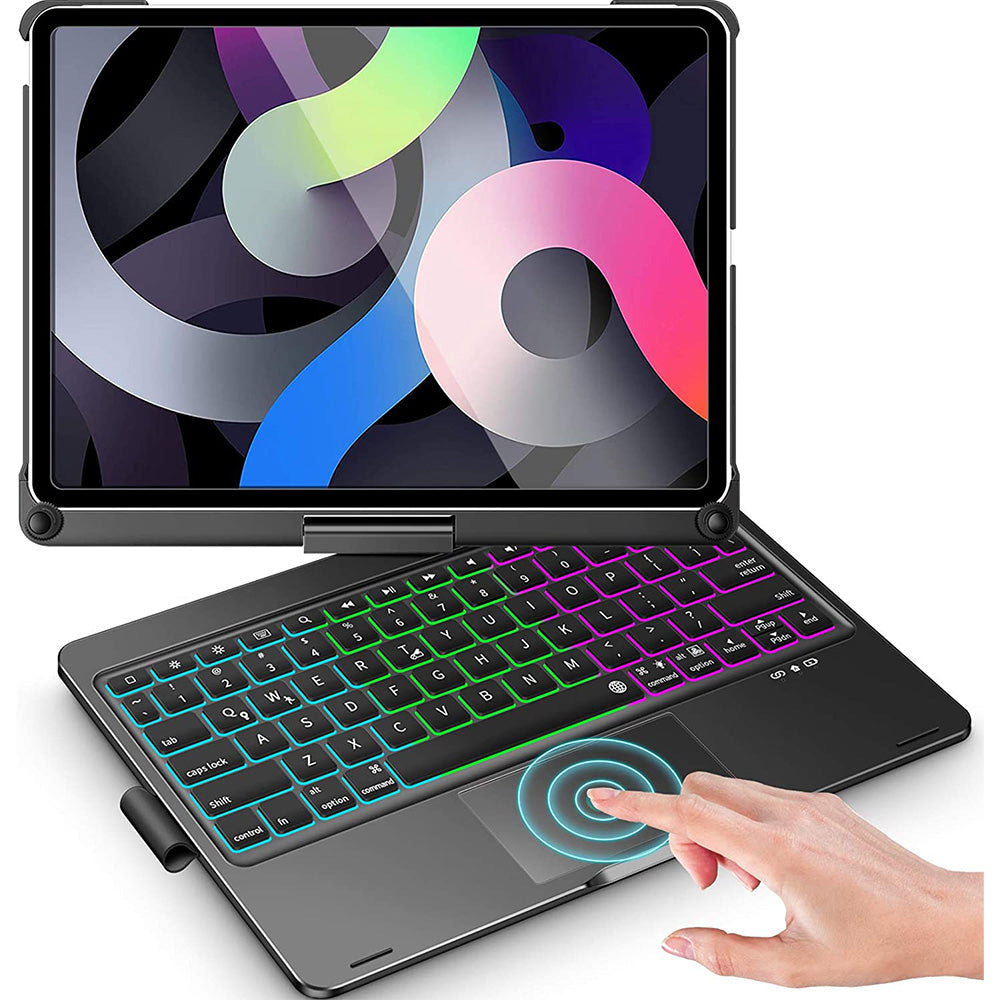 iPad Air 4 Air 5 10.9'& Pro 11' 2021/2022 Keyboard Case with 360 Screen Rotate
