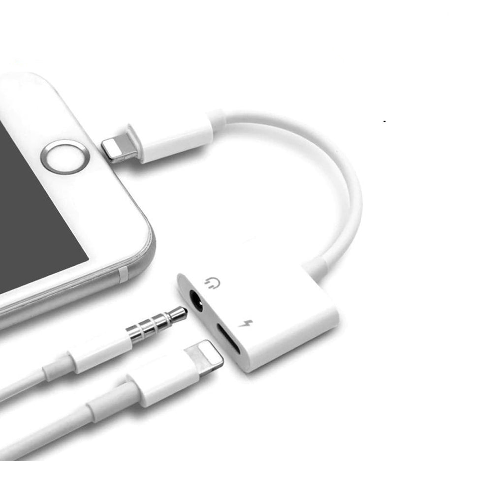 Apple lightning and 3.5mm splitter