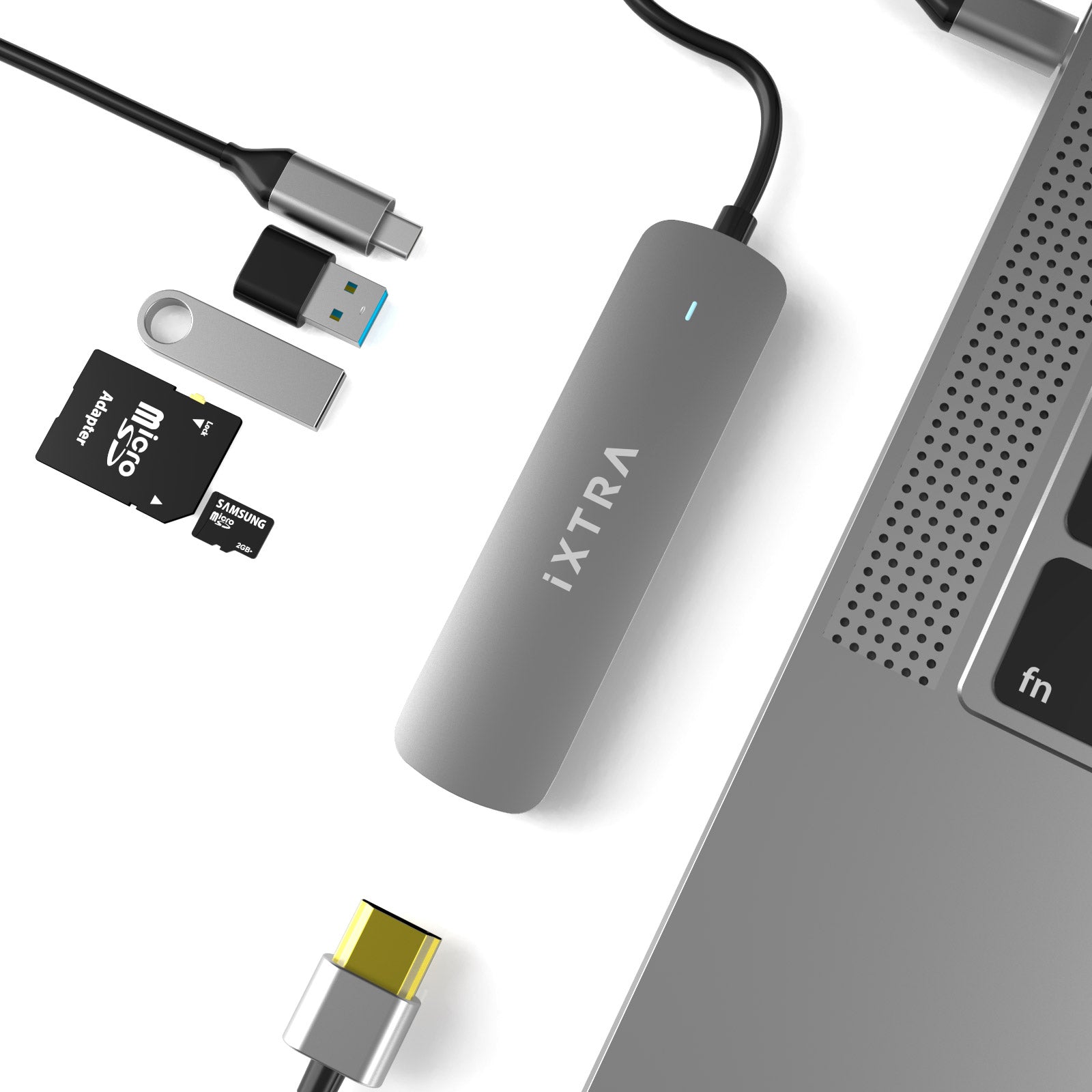 6 in 1 USB-C Multimedia Hub For MacBook & iPad pro