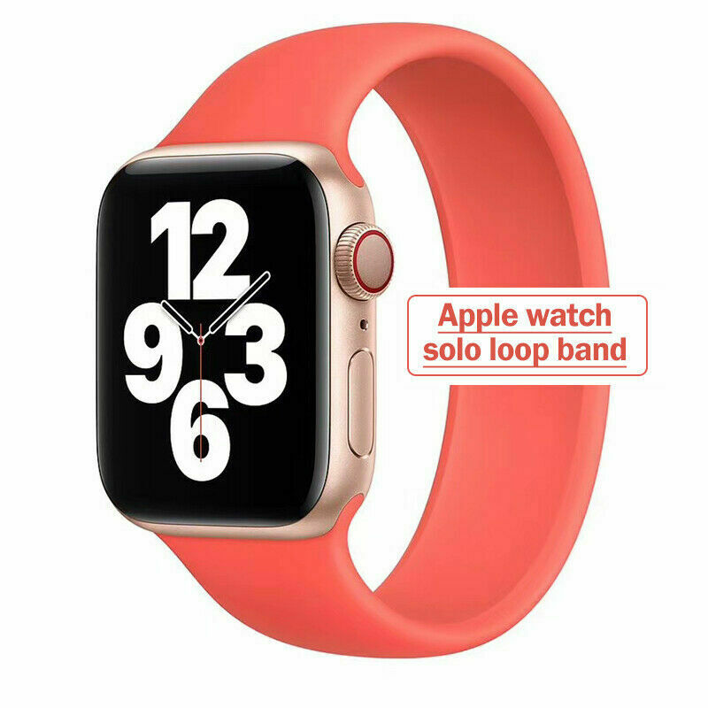 Solo Loop for Apple Watch Band 38 40 41 42 44 45mm Elastic Belt Silicone Bracelet