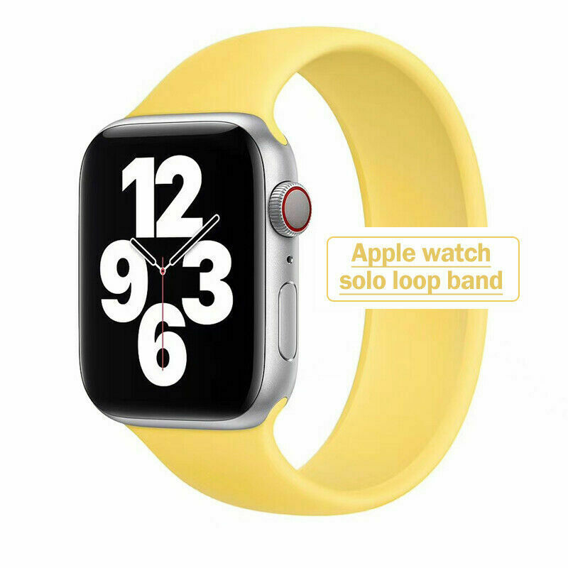 Solo Loop for Apple Watch Band 38 40 41 42 44 45mm Elastic Belt Silicone Bracelet